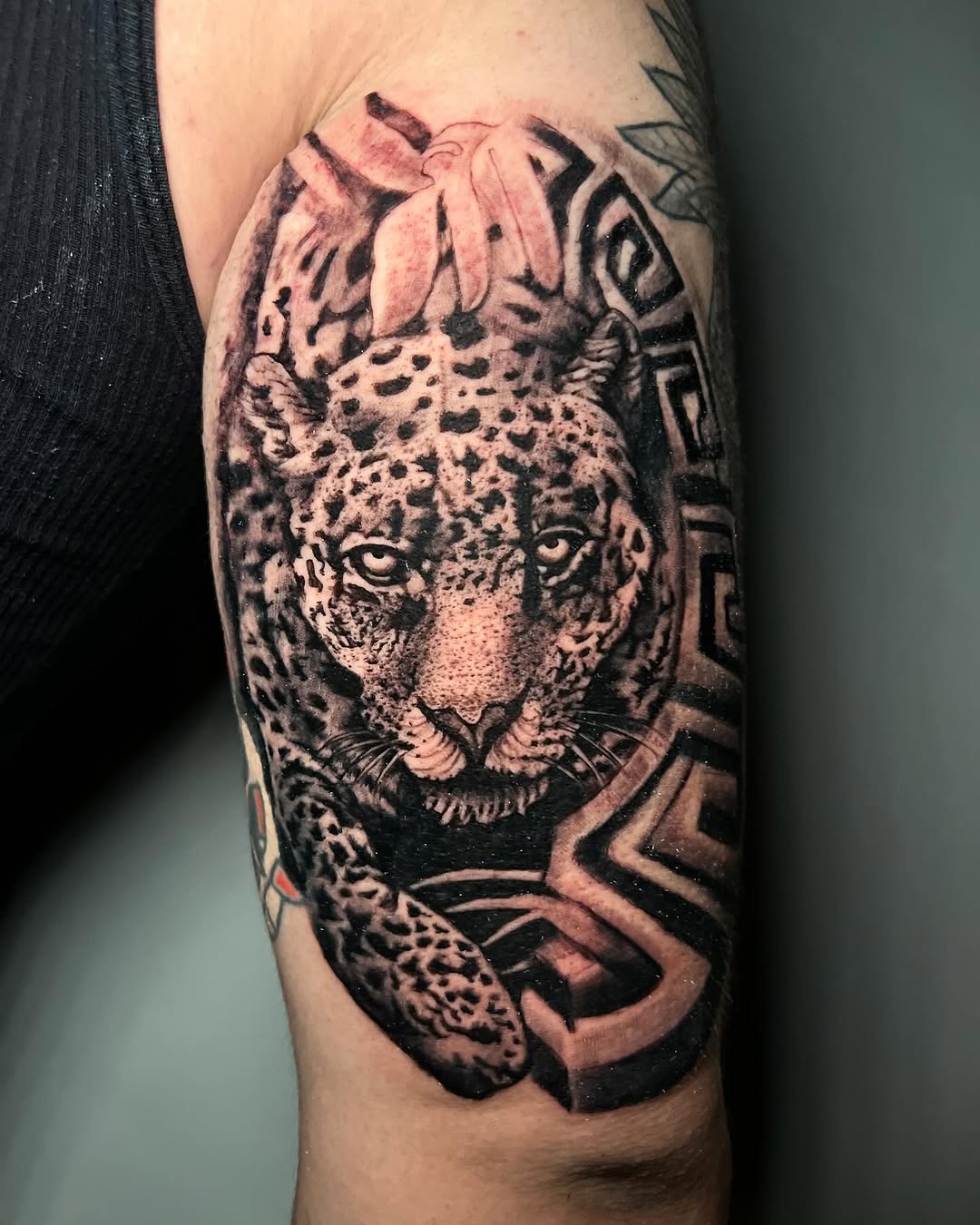 Tattoo by @tattoosbyluckyv — realism, black_and_grey