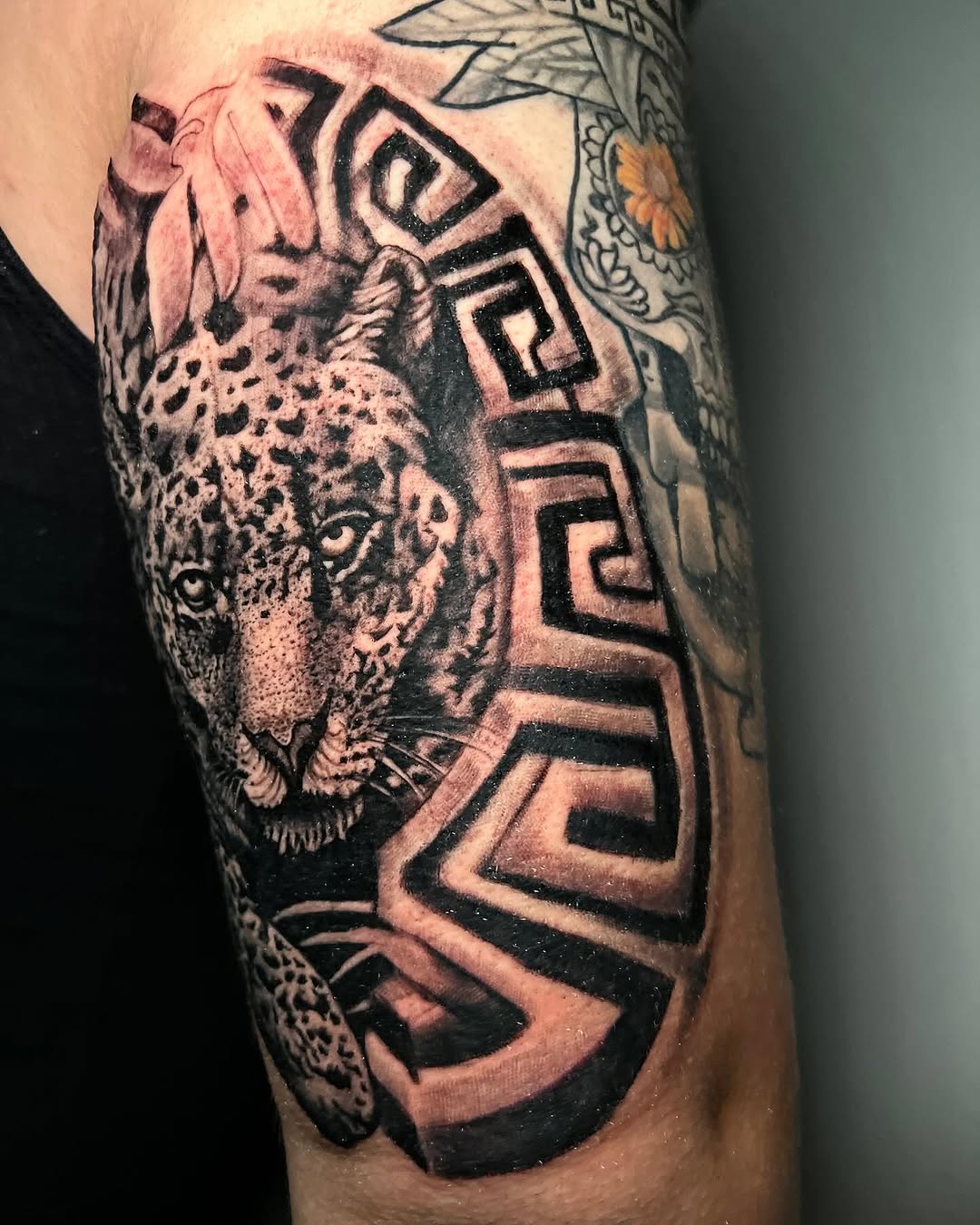 Tattoo by @tattoosbyluckyv — realism, black_and_grey