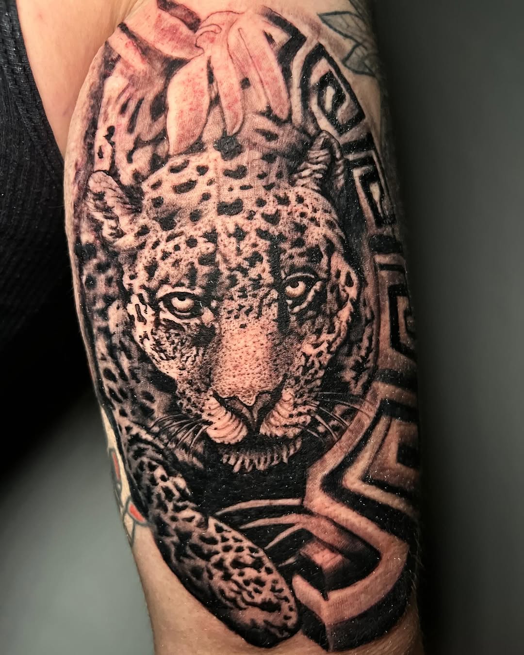 Tattoo by @tattoosbyluckyv — realism, black_and_grey