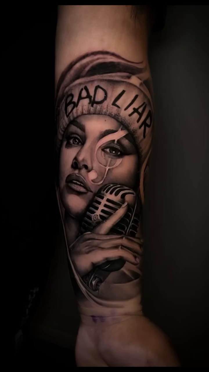 Tattoo by @nick_stratt — realism, black_and_grey