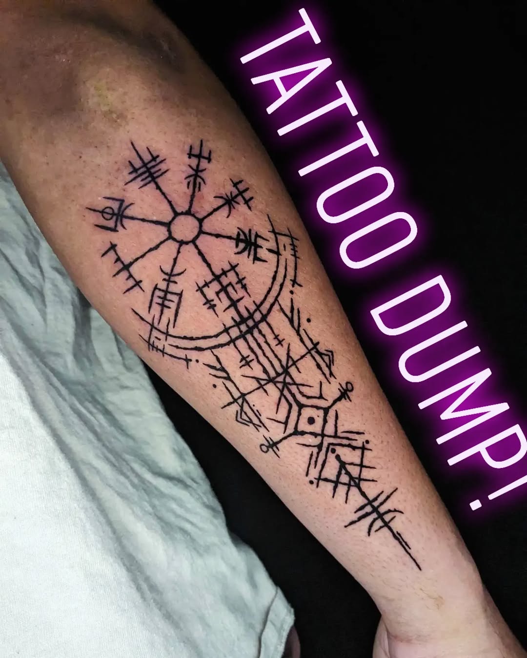 Tattoo by @seth.opotamus β geometric, blackwork