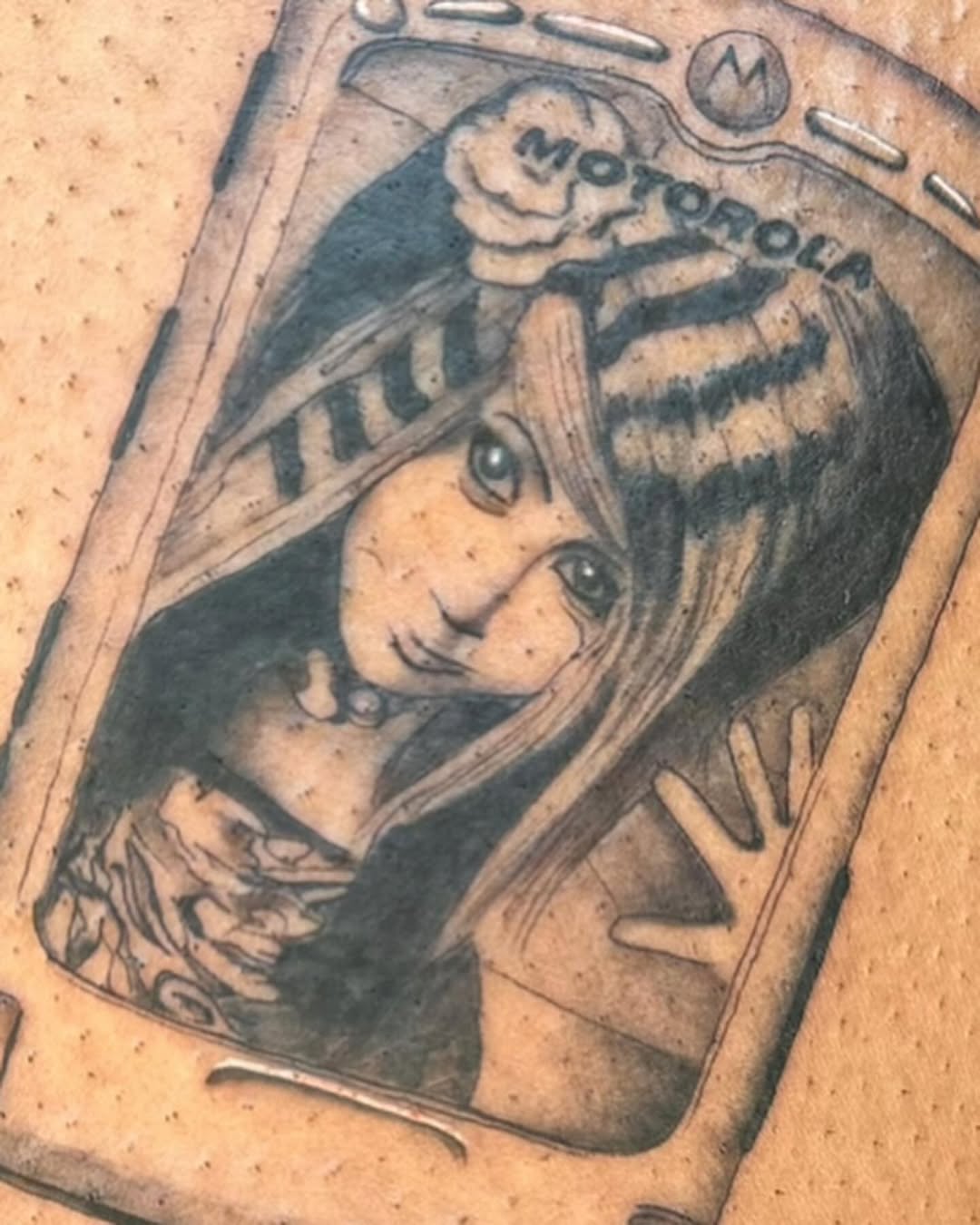 Tattoo by @lilztatz — black_and_grey, realism