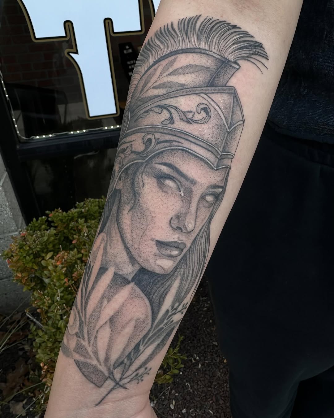 Tattoo by @nancyrose.art — black_and_grey, realism