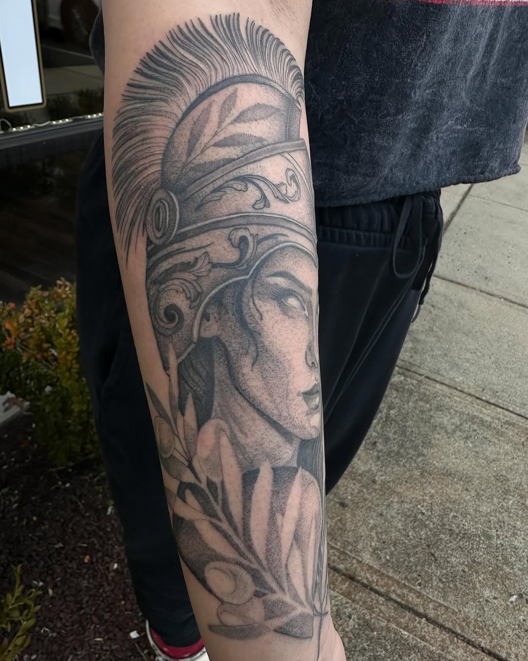 Tattoo by @nancyrose.art — realism, black_and_grey