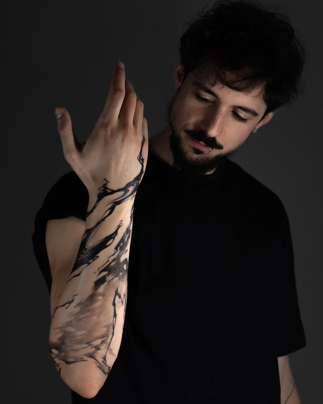 Tattoo by @pietromoleti — blackwork, illustrative