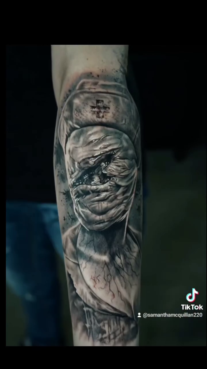 Tattoo by @samanthamcquillanart โ realism, dark_realism
