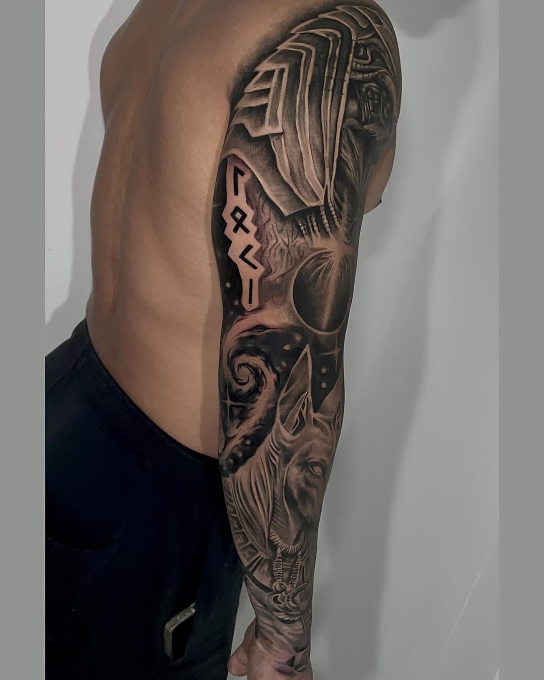 Tattoo by @tattoo_done — black_and_grey, realism