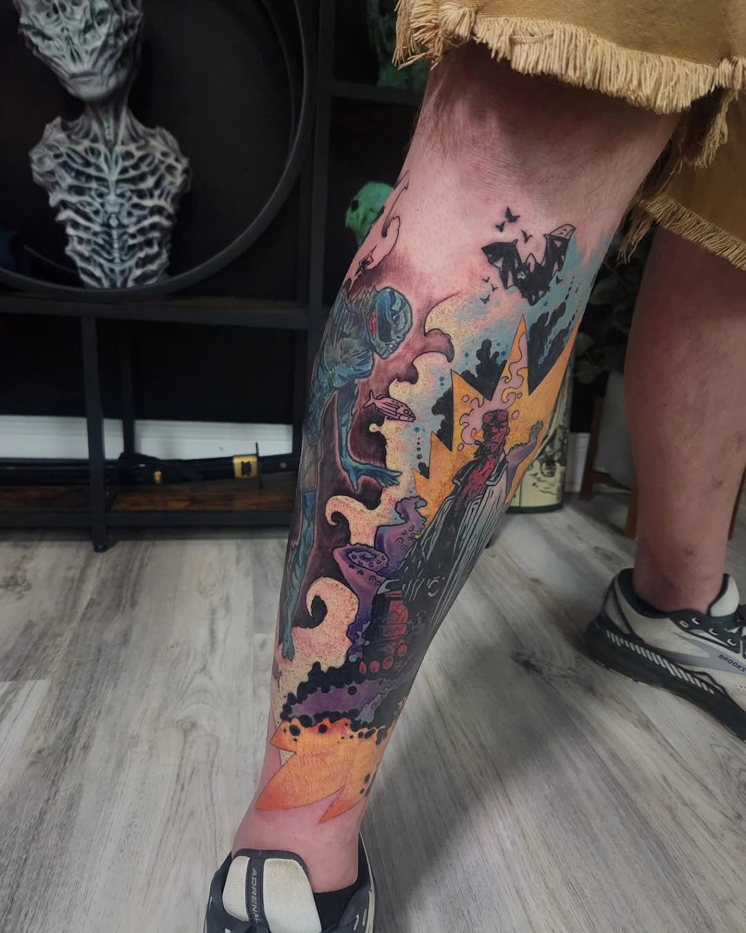 Tattoo by @geo_does_art — new_school, illustrative