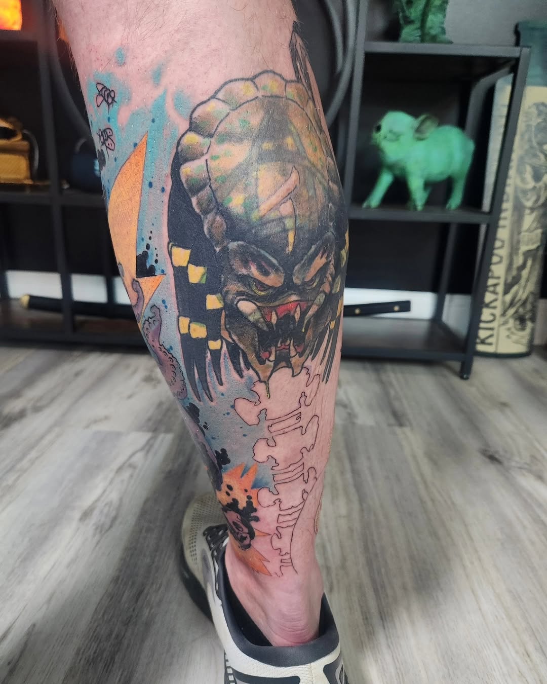 Tattoo by @geo_does_art — realism, trash_polka