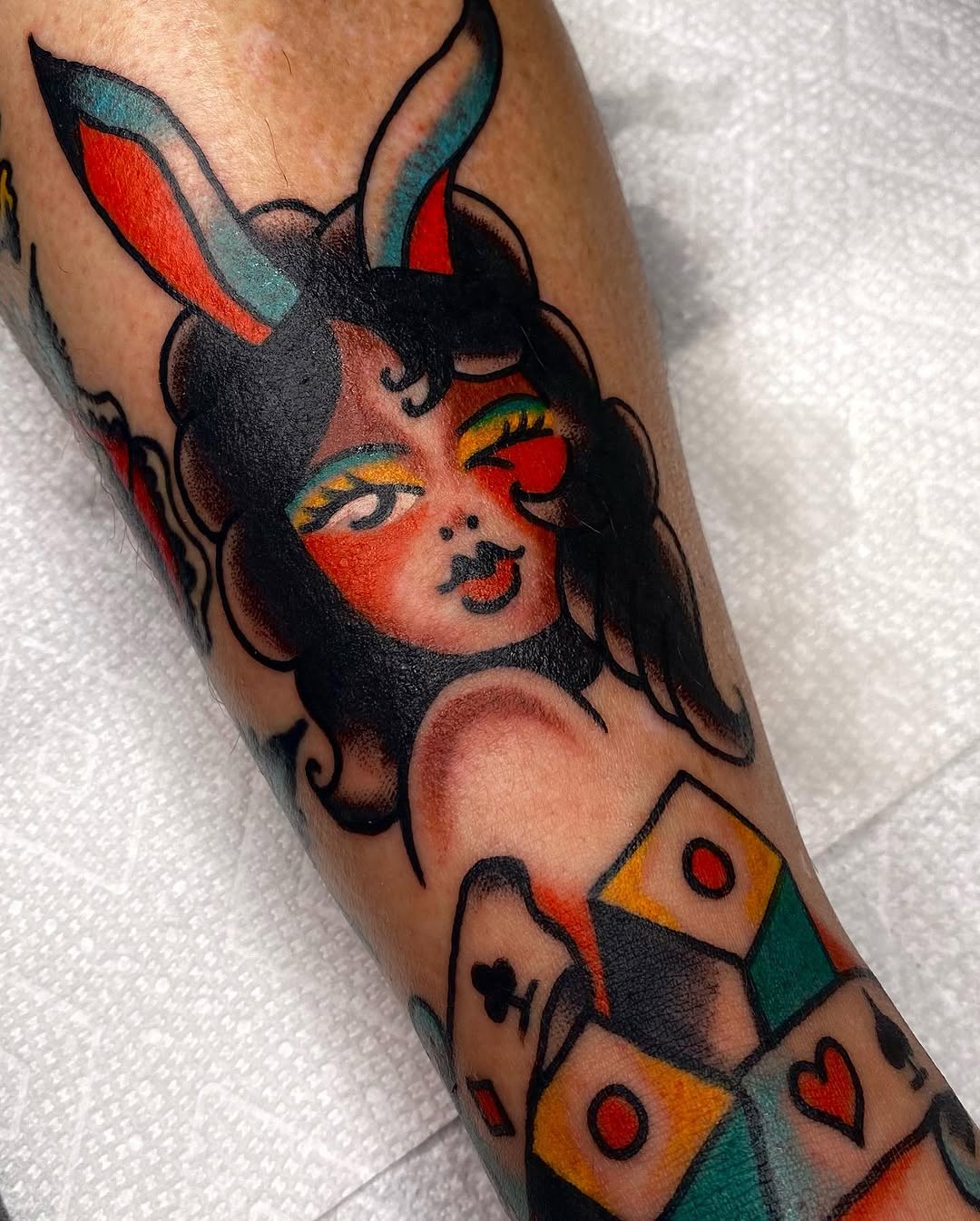 Tattoo by @dorianbakertattoos — american_traditional, neo_traditional