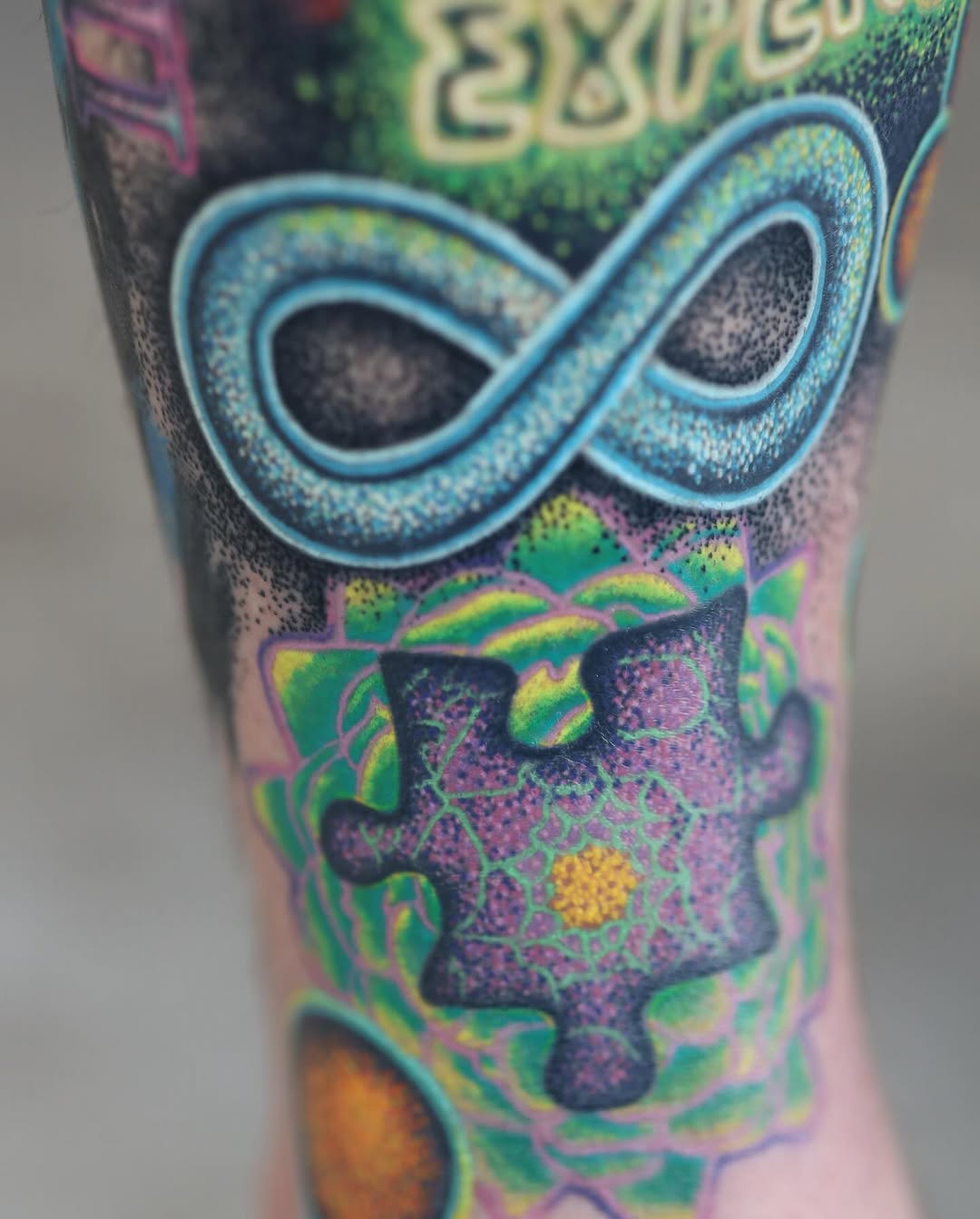 Tattoo by @litebritetattoo — illustrative, geometric
