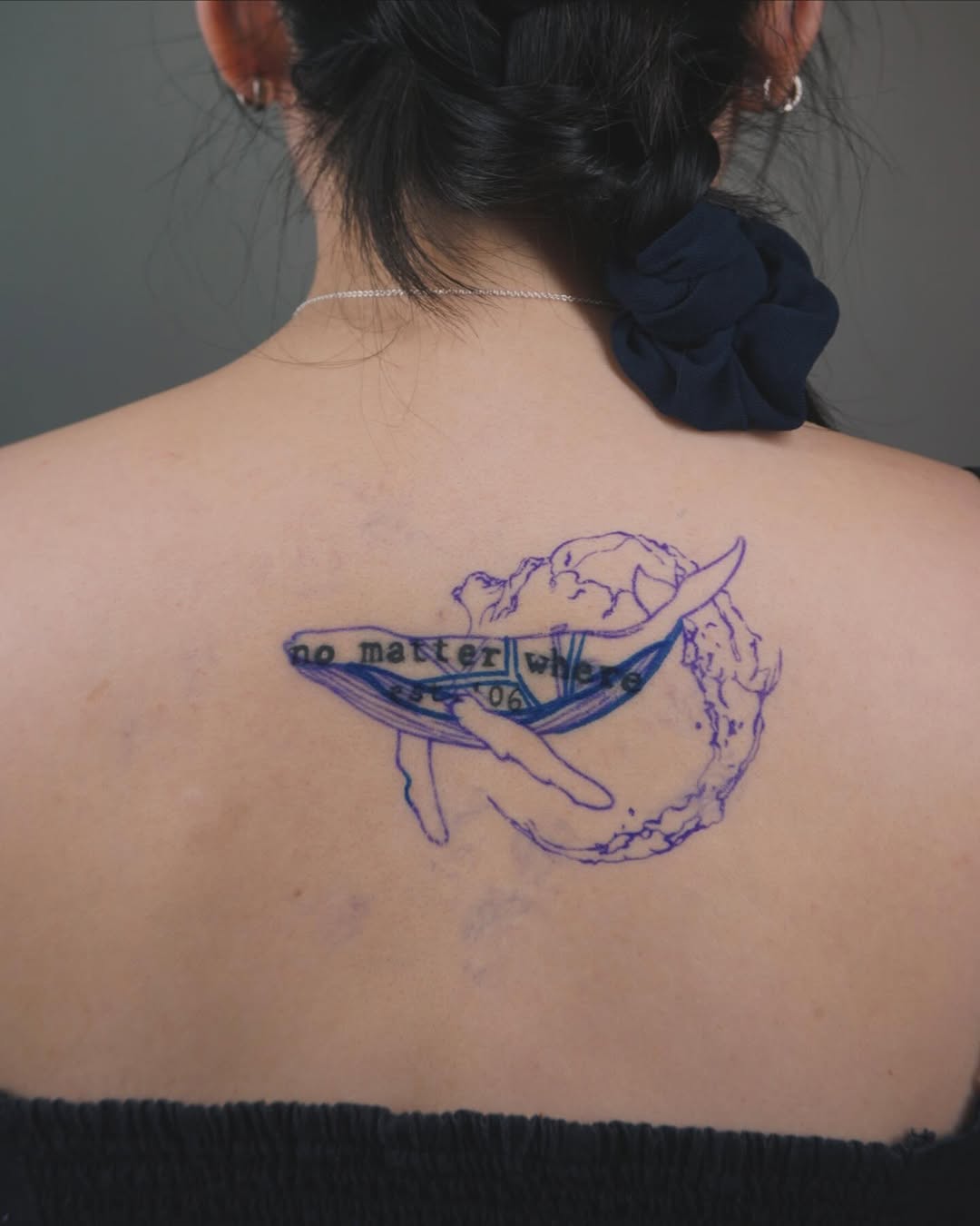 Tattoo by @yuri_tattooer — lettering_script, fine_line