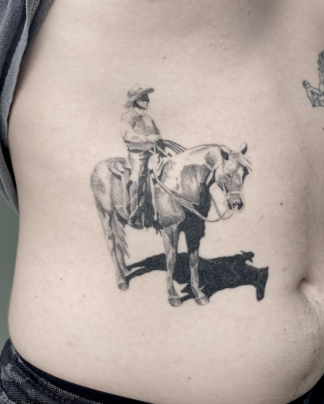 Tattoo by @truett_ink — realism, black_and_grey