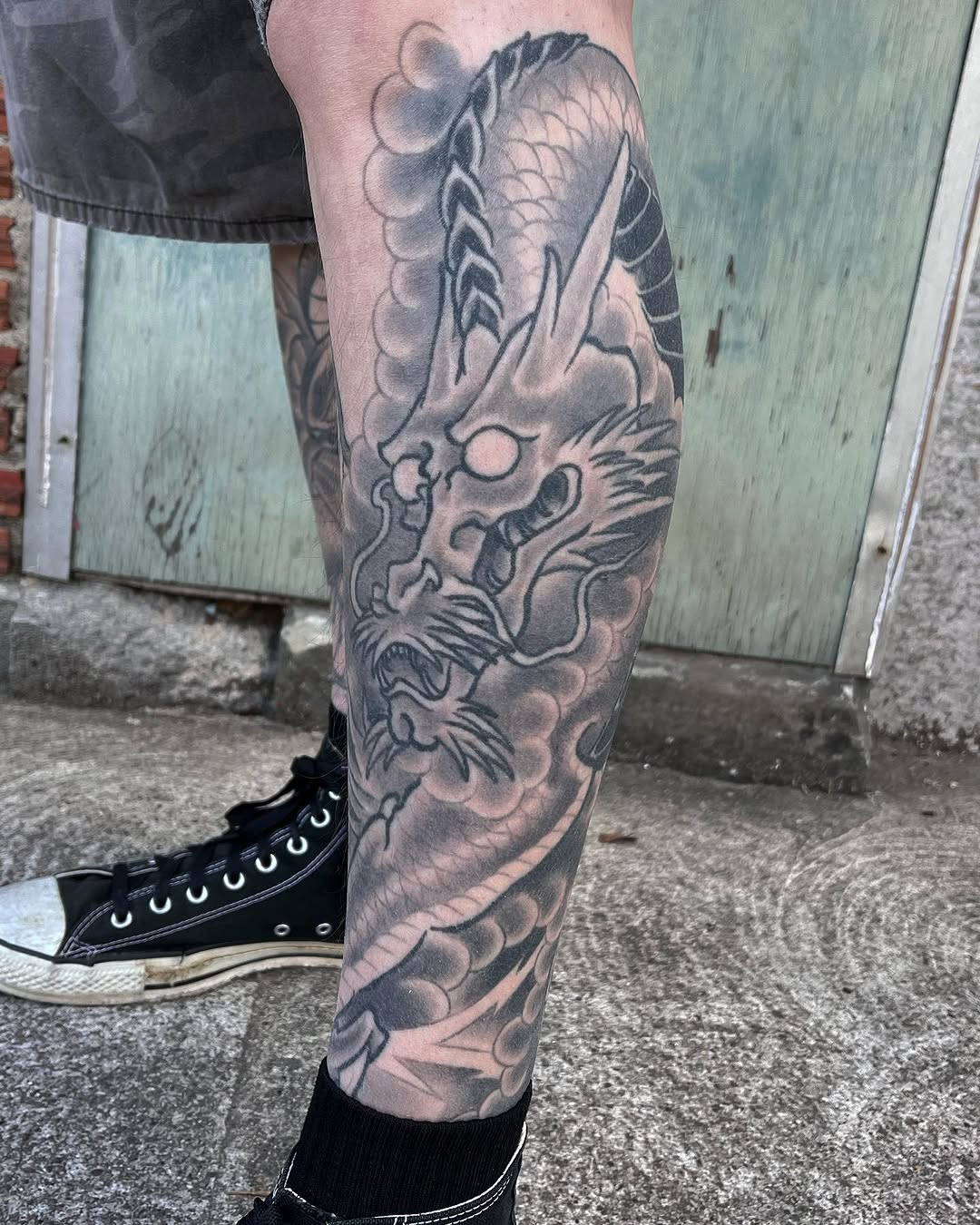 Tattoo by @jzajosh — japanese_irezumi, black_and_grey