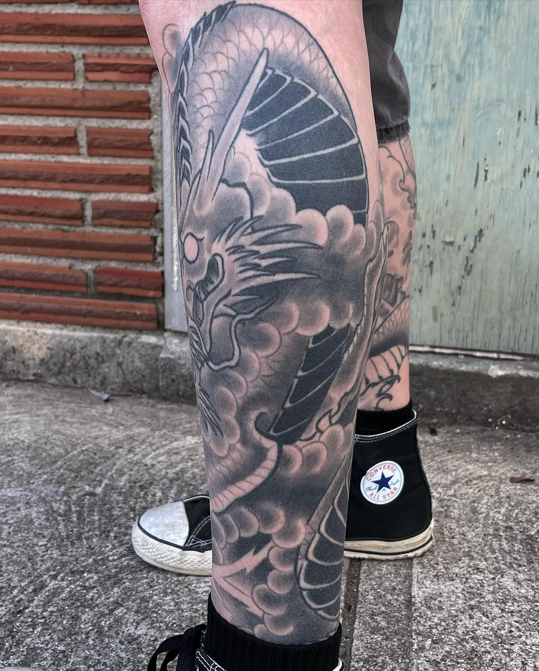 Tattoo by @jzajosh — japanese_irezumi, black_and_grey