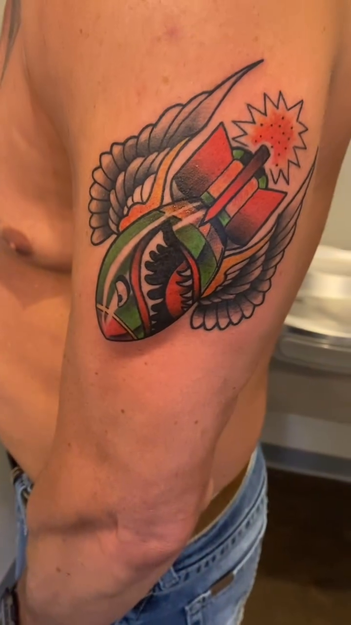 Tattoo by @codywolfetattoo โ american_traditional