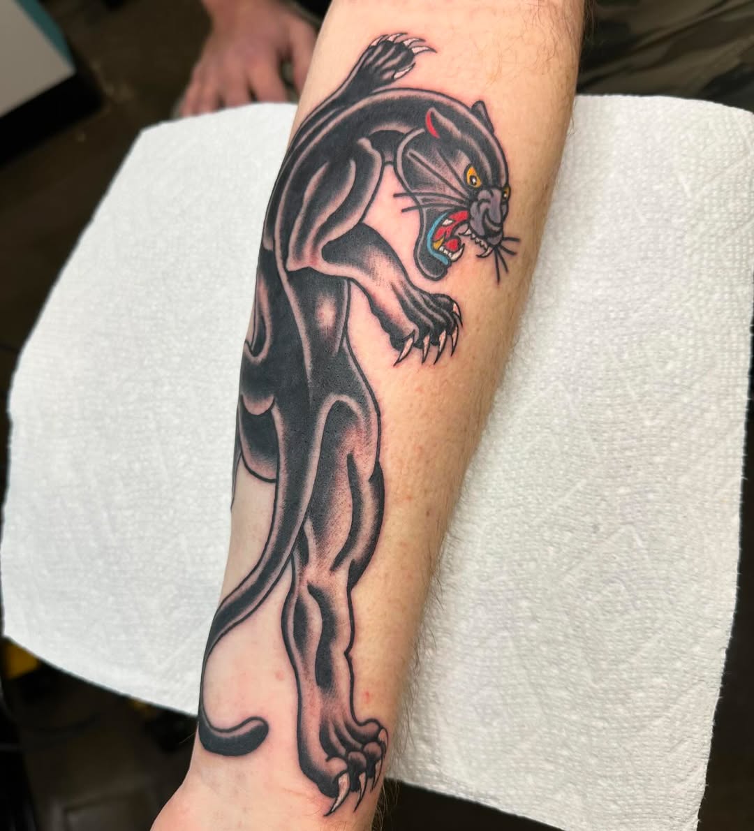 Tattoo by @hellboundhawktattoos โ american_traditional