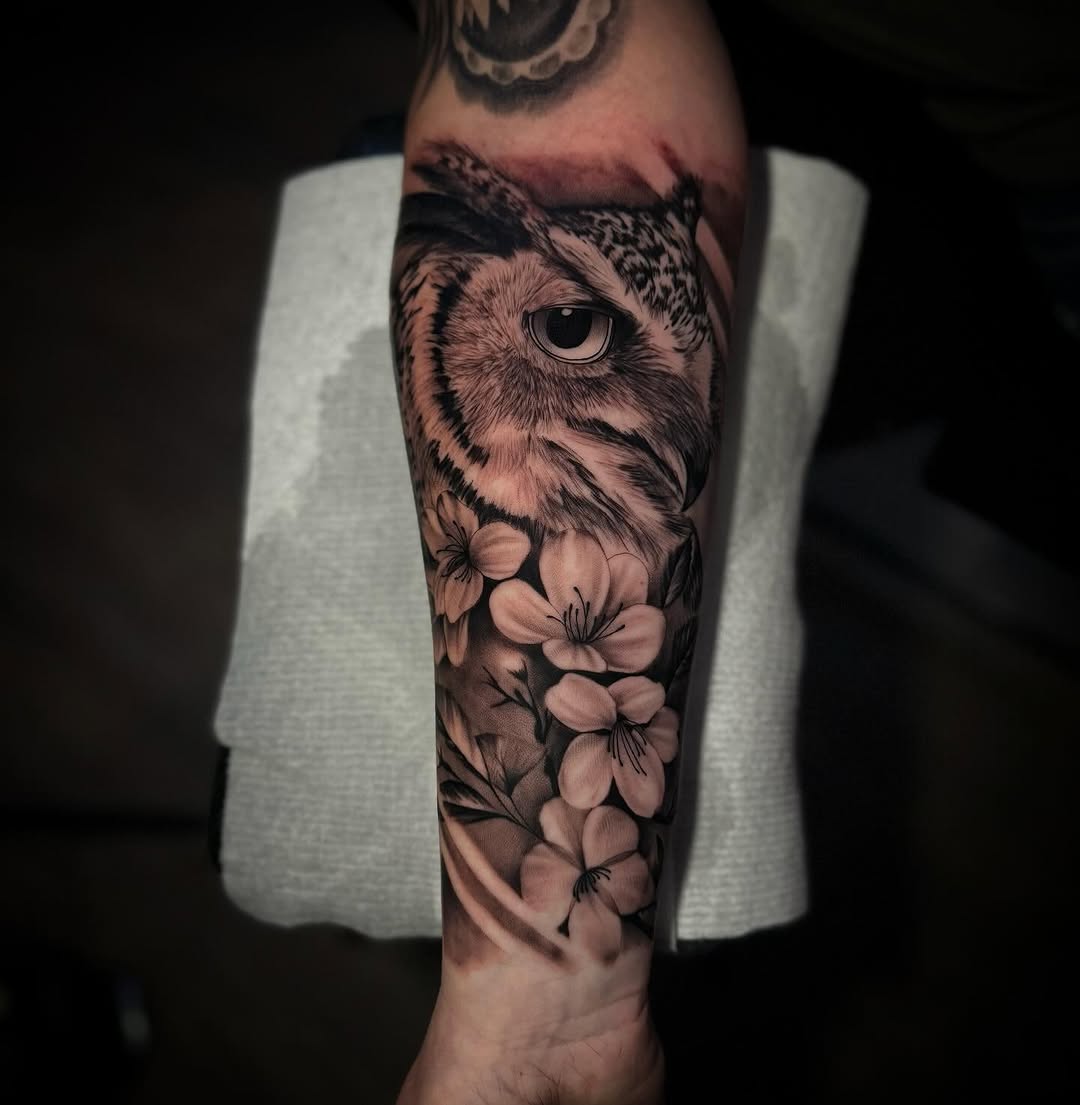Tattoo by @hassintattoo — realism, black_and_grey