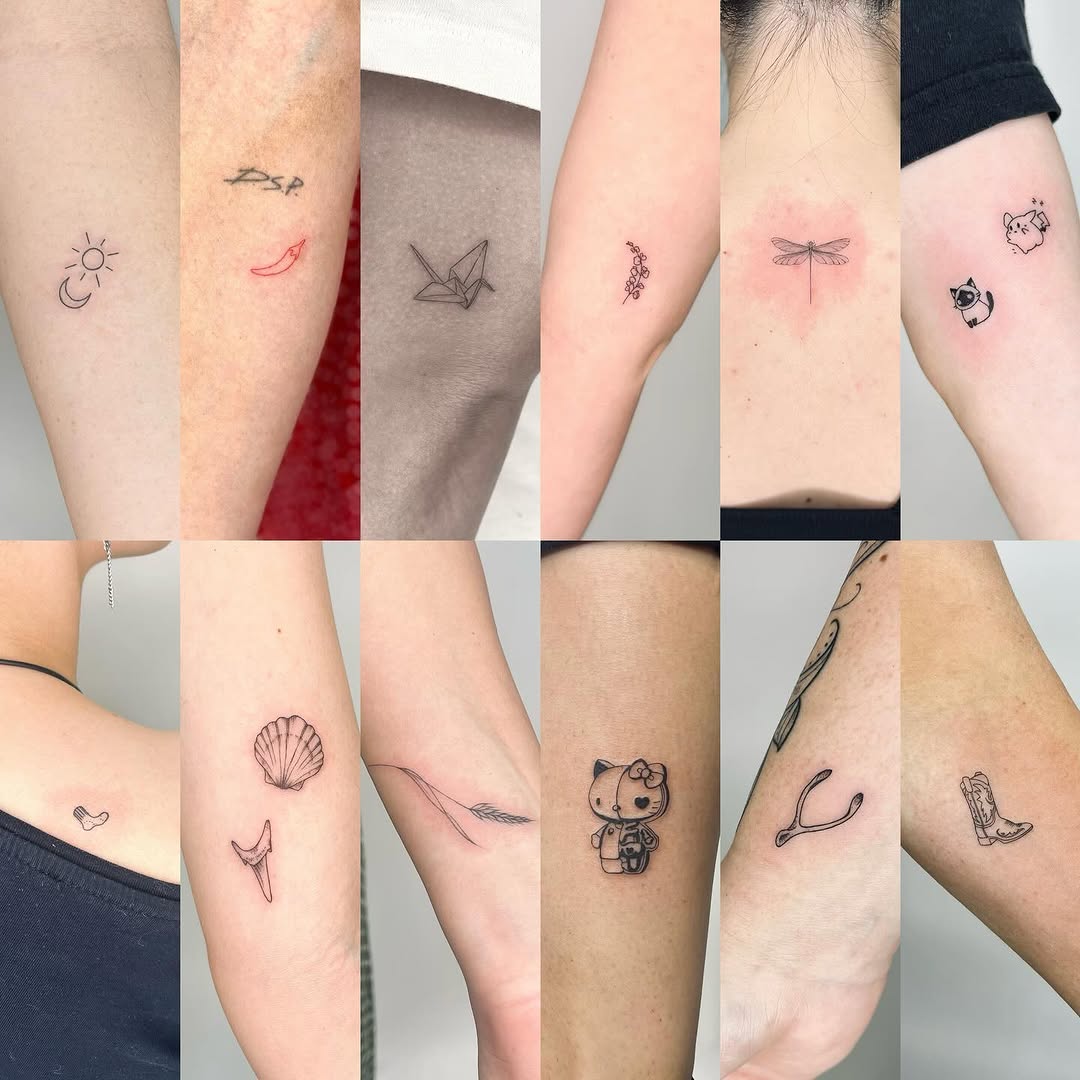 Tattoo by @tats_nina — fine_line, minimalist