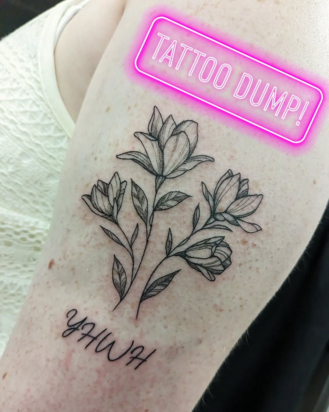 Tattoo by @seth.opotamus β fine_line, lettering_script