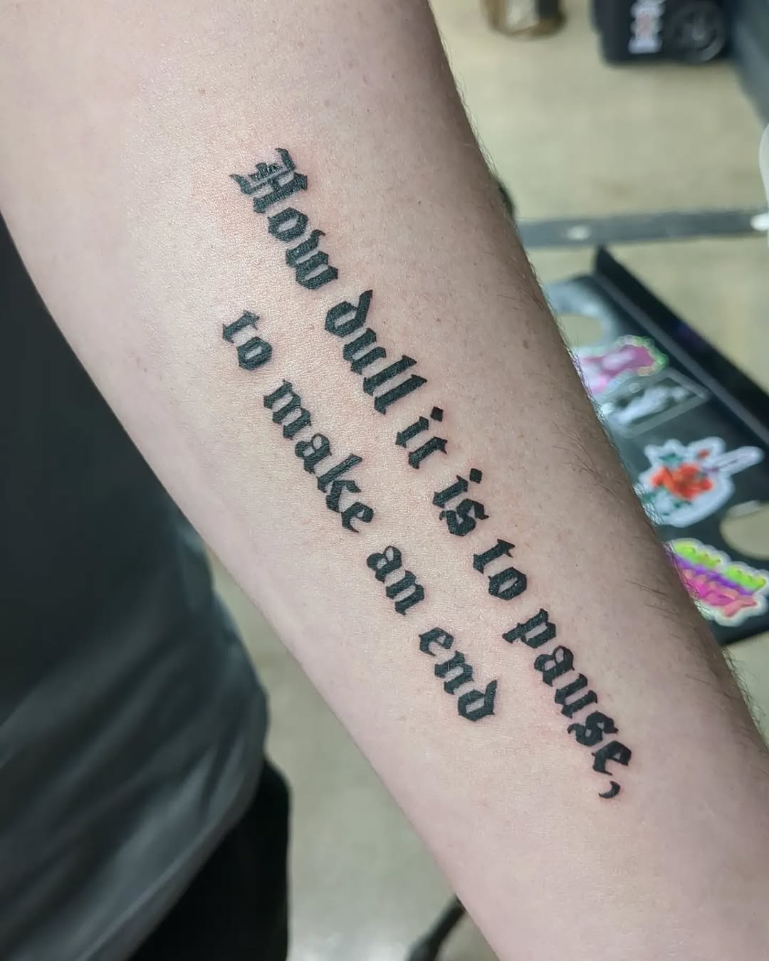 Tattoo by @seth.opotamus β lettering_script