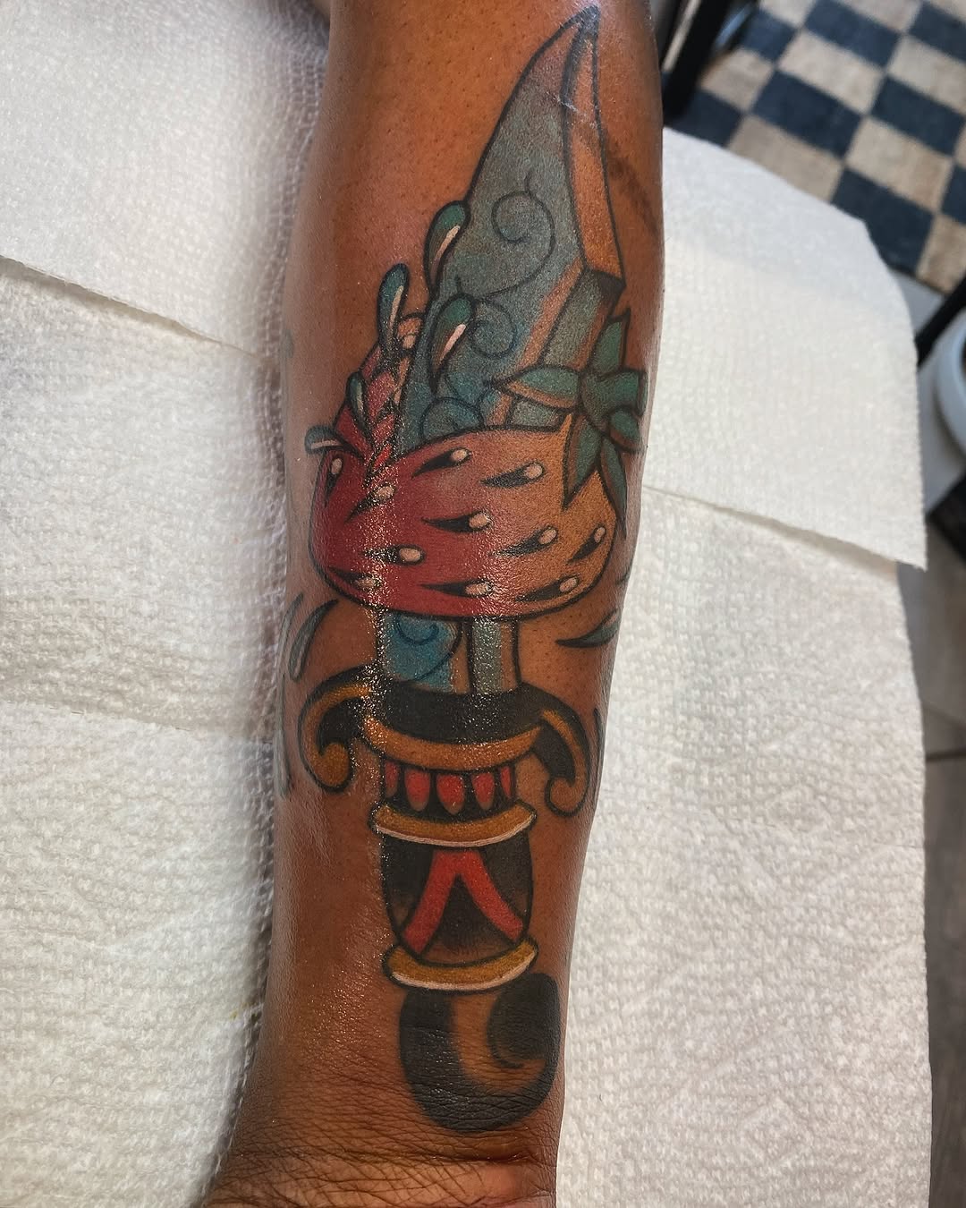 Tattoo by @cassietattoos — american_traditional, illustrative