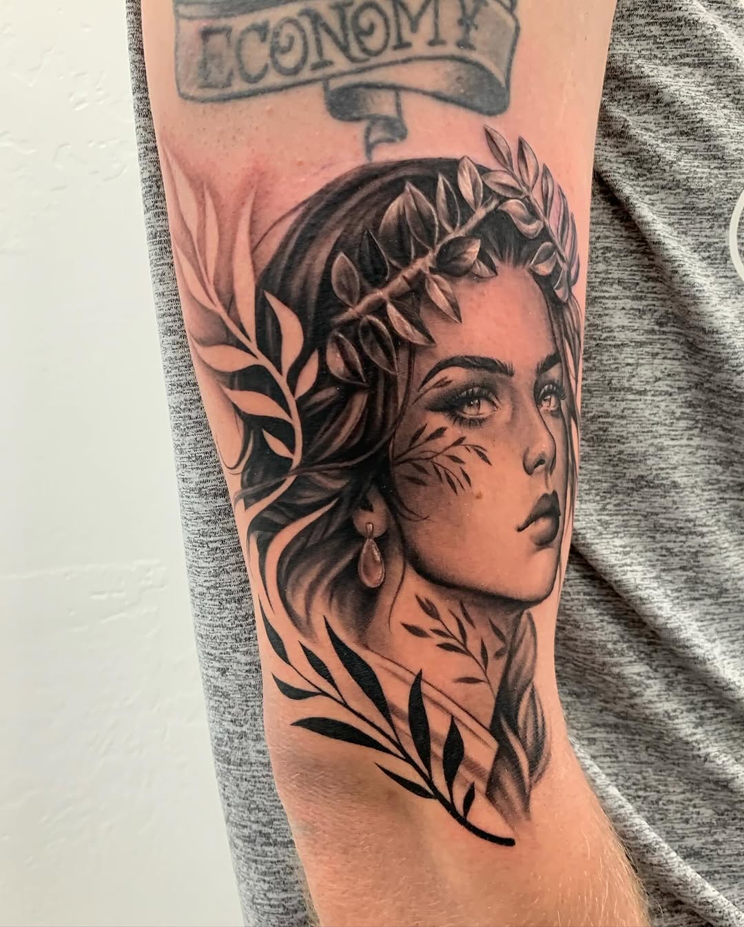 Tattoo by @winterhavenink — realism, black_and_grey