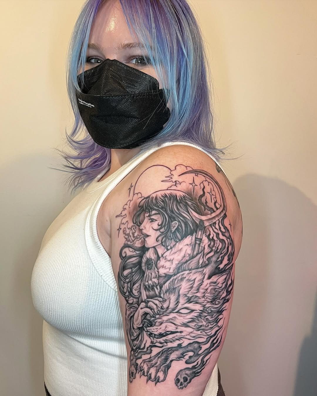 Tattoo by @judeletronik_tattoo — black_and_grey, illustrative