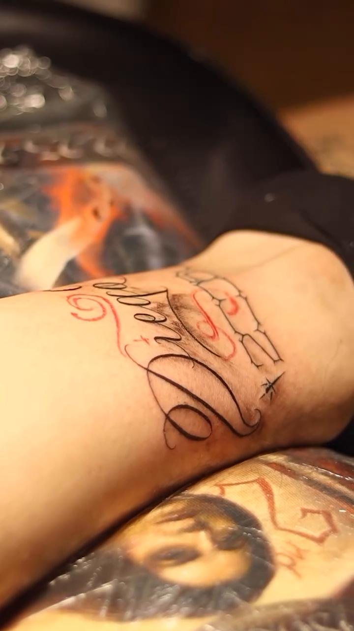 Tattoo by @alessandro_pennella โ lettering_script