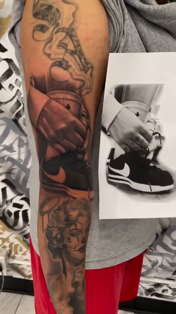 Tattoo by @oscarb_tattoos — realism, black_and_grey