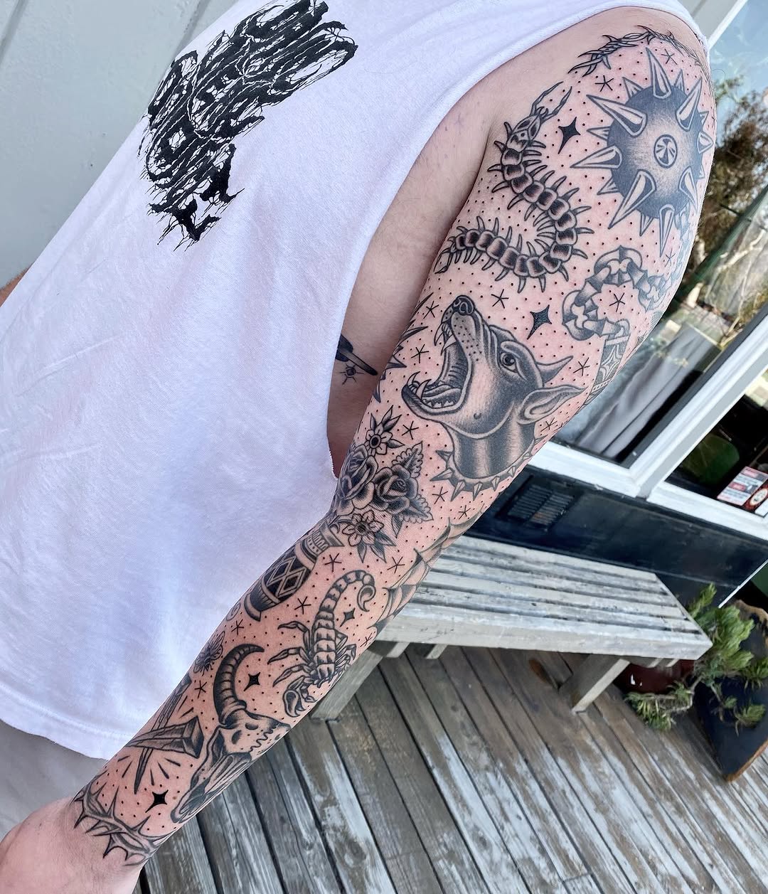 Tattoo by @threeseastattoo โ american_traditional