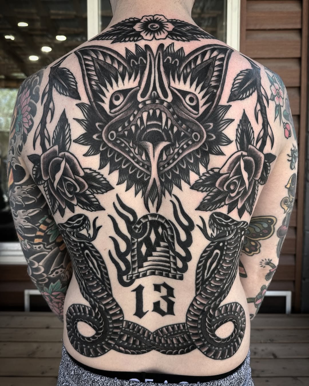 Tattoo by @uncle.kit — american_traditional, black_and_grey