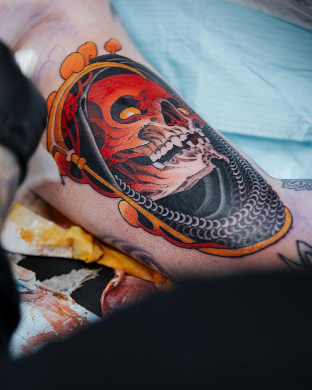 Tattoo by @aaronriddletattoos — neo_traditional, dark_realism