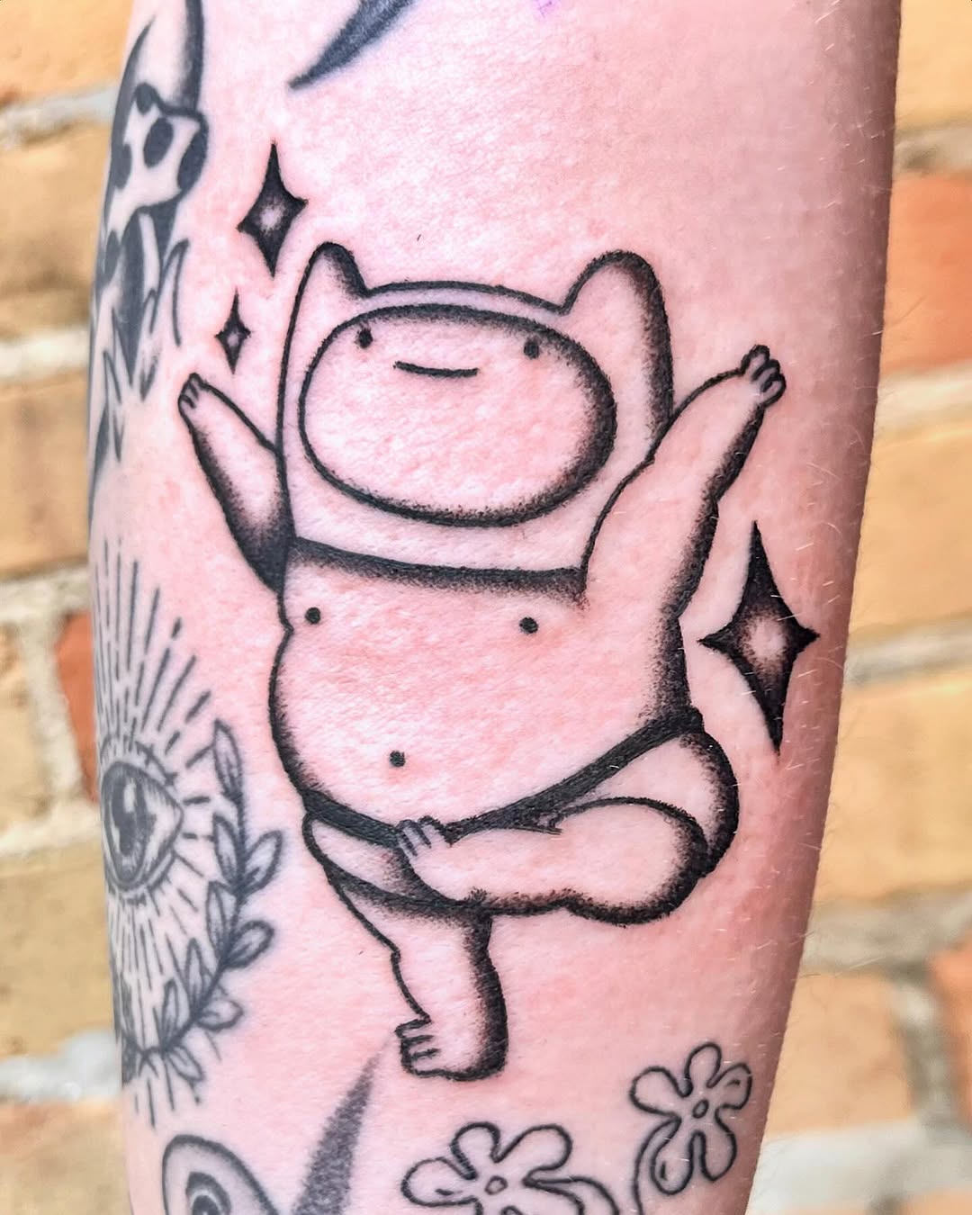 Tattoo by @atomicpanthertattoos — new_school, ignorant