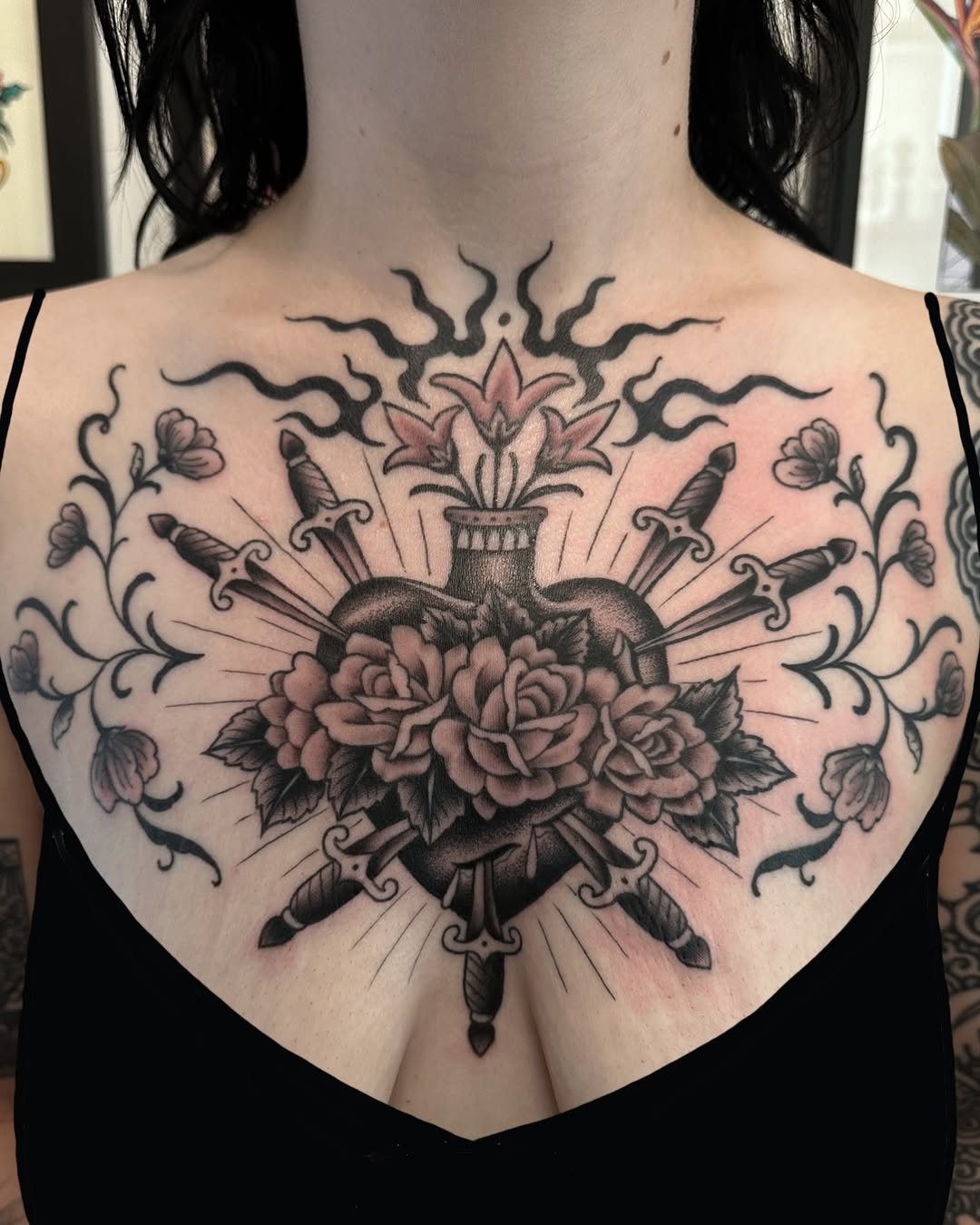 Tattoo by @meira_yael — american_traditional, black_and_grey
