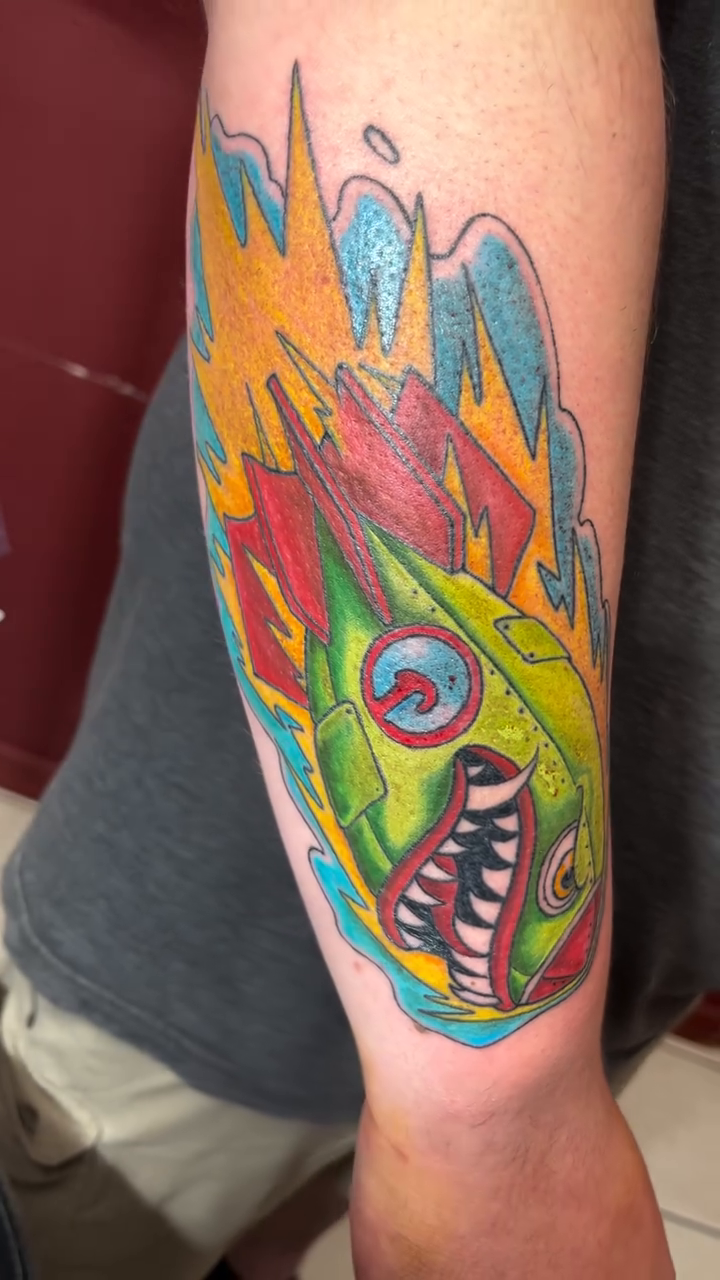 Tattoo by @gauge.creations — new_school