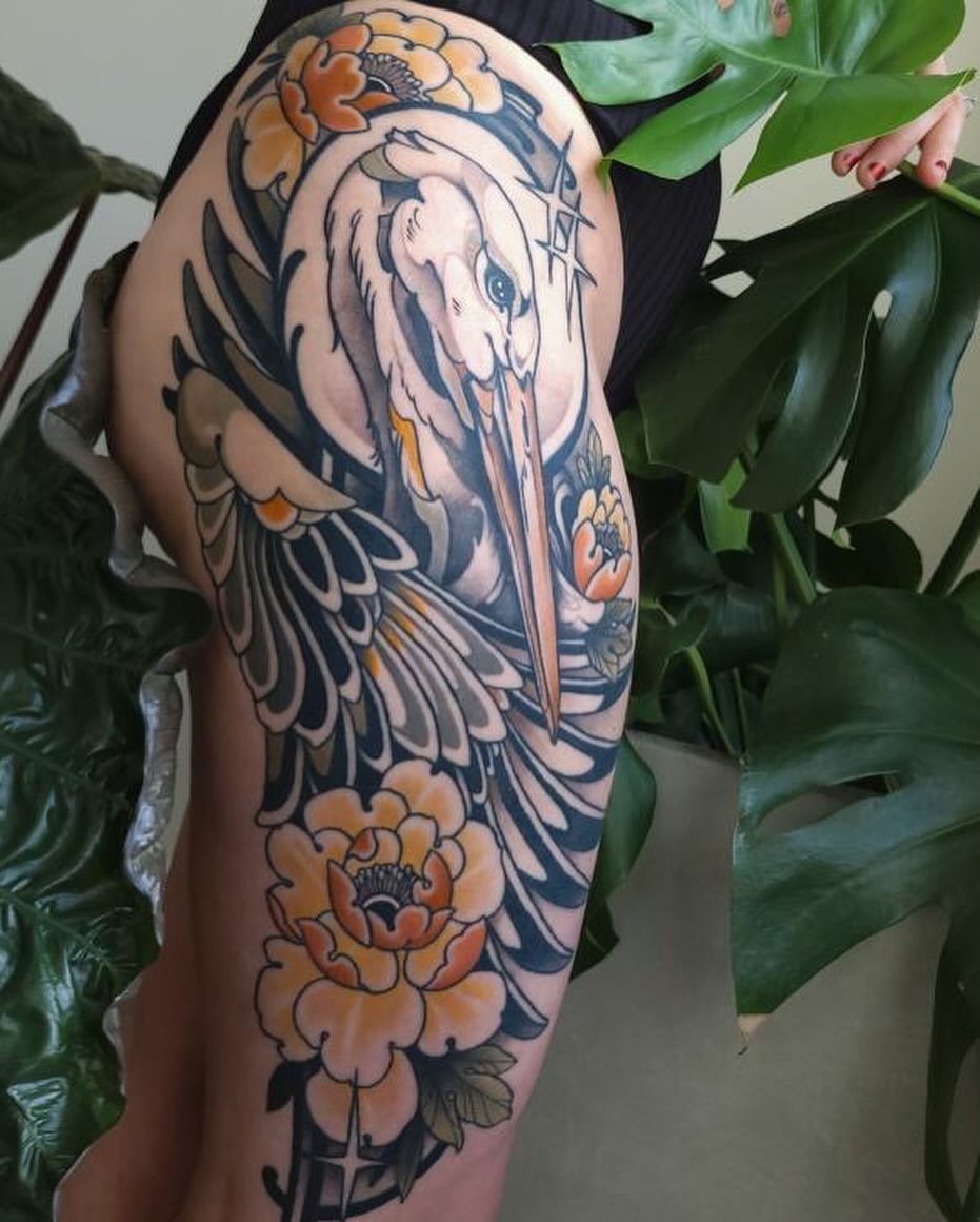 Tattoo by @mirelajade — japanese_irezumi, neo_traditional