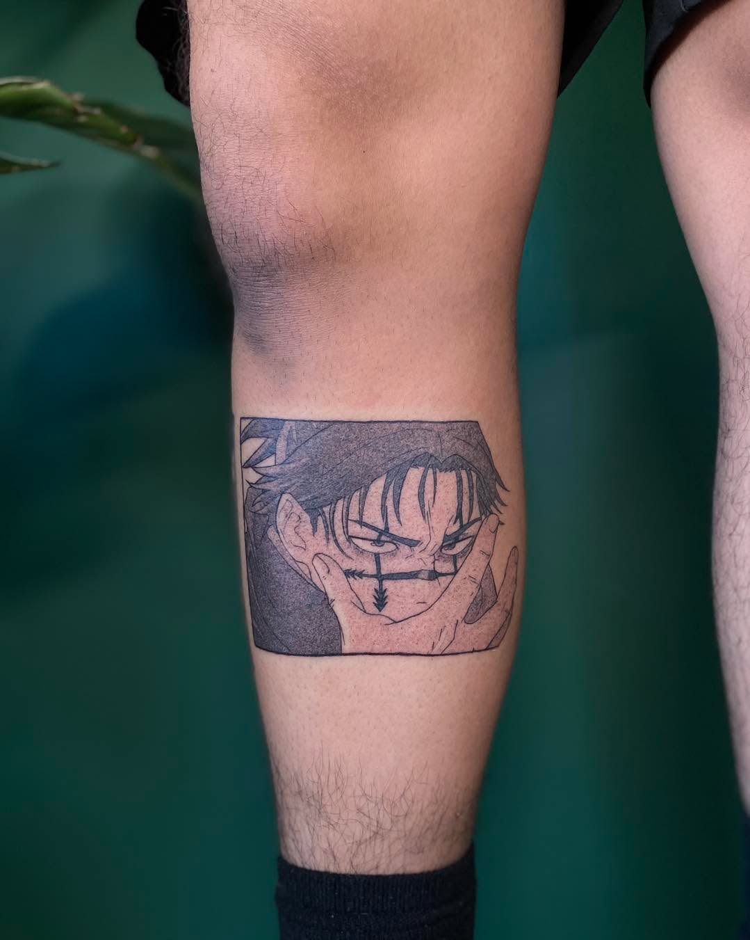 Tattoo by @aeipathy.tattoo β anime
