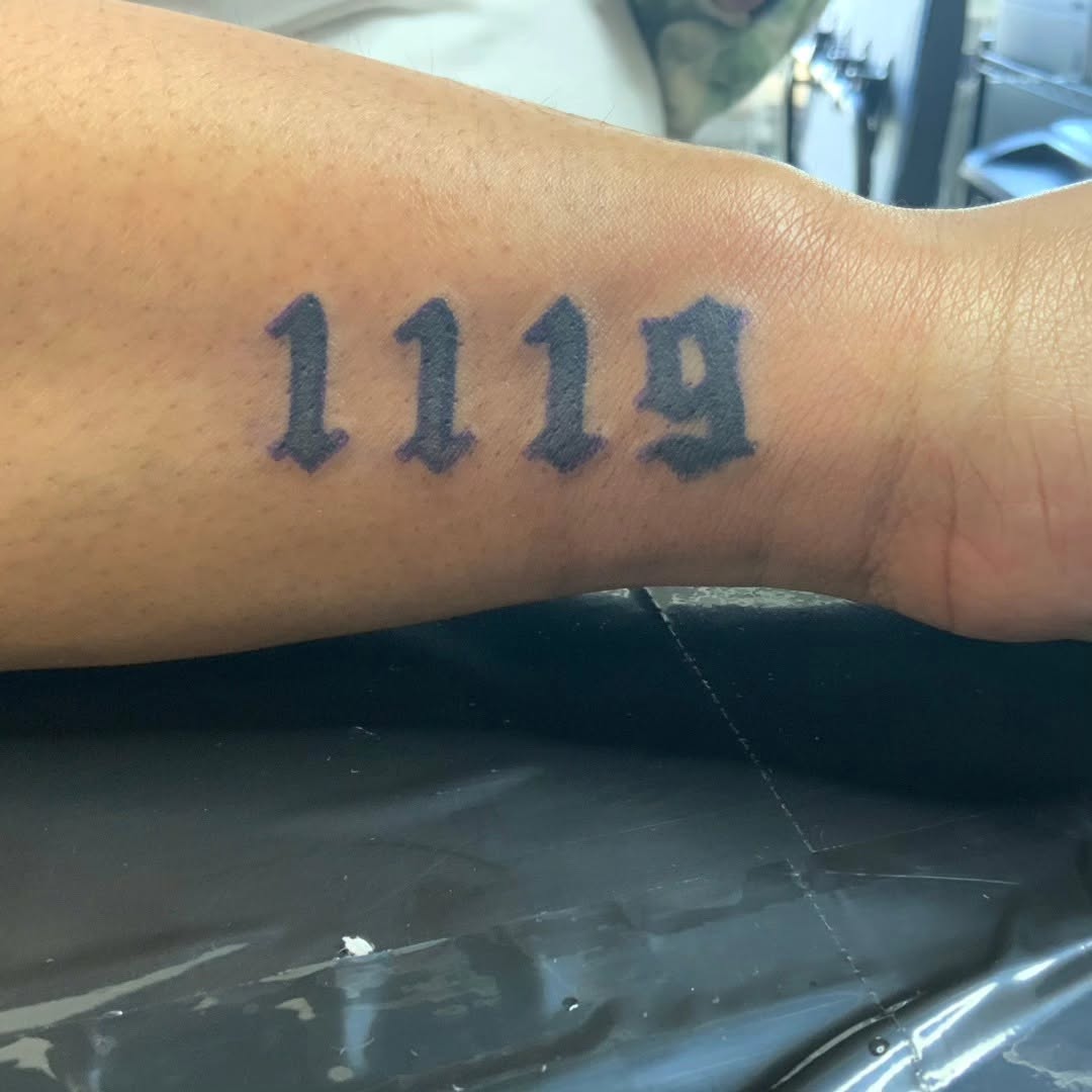Tattoo by @lopez.j.tattoos โ lettering_script