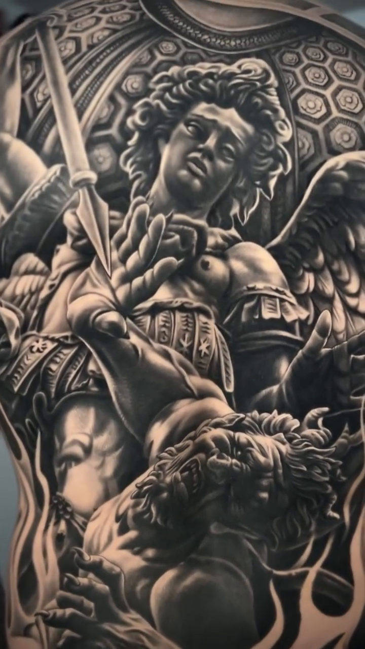 Tattoo by @tattoosbyshiva โ realism, black_and_grey
