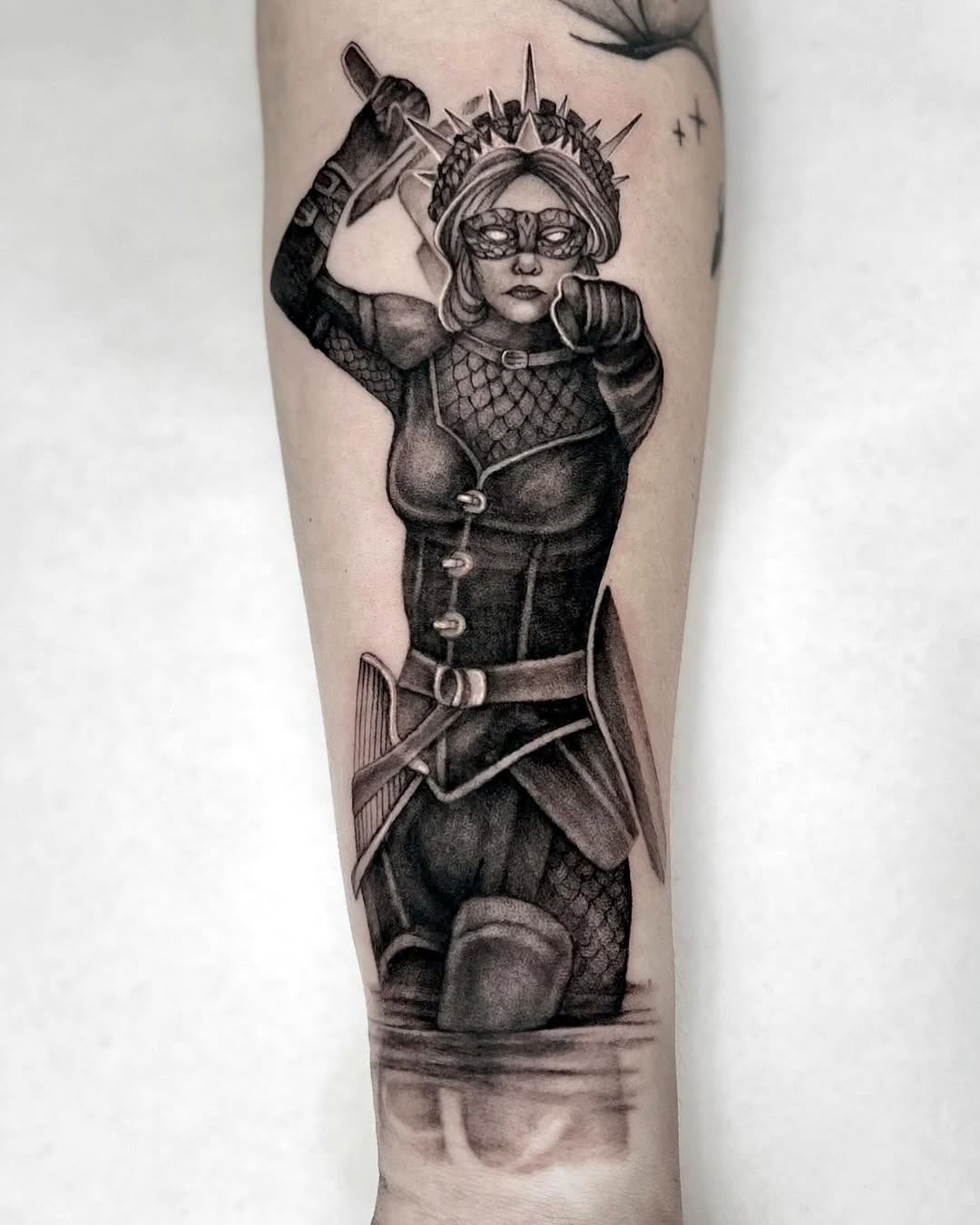 Tattoo by @jaxntheboxtattoos โ black_and_grey, realism