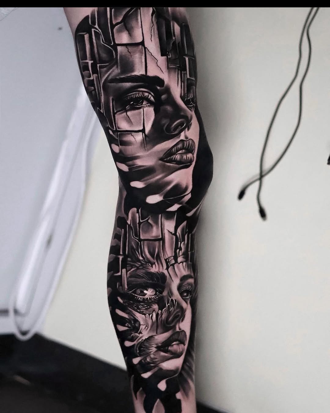 Tattoo by @anthonyclesceritattoo — realism, black_and_grey