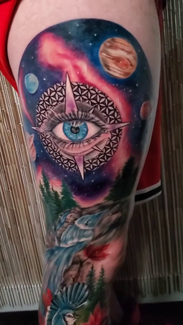 Tattoo by @krissyink.luna β realism, geometric