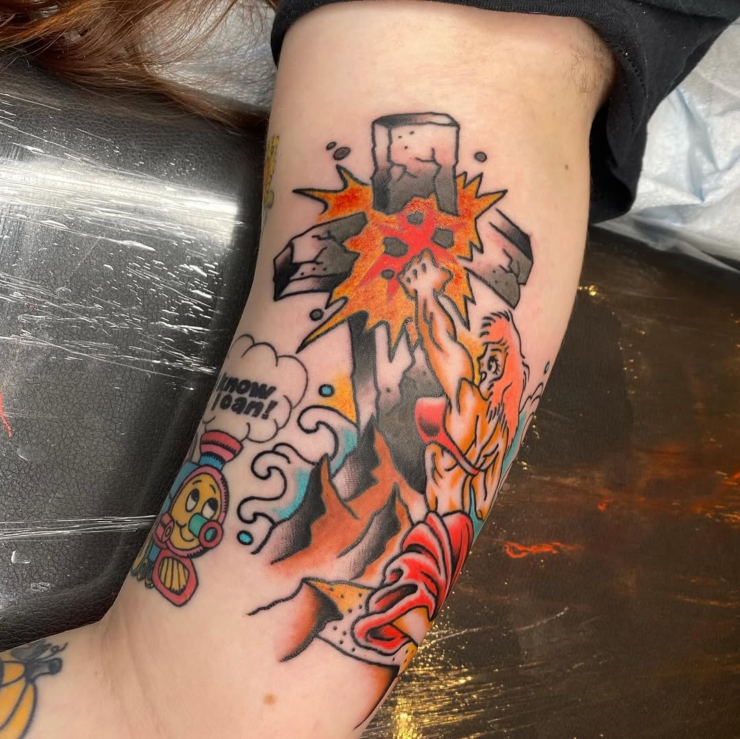 Tattoo by @lilspankee โ american_traditional