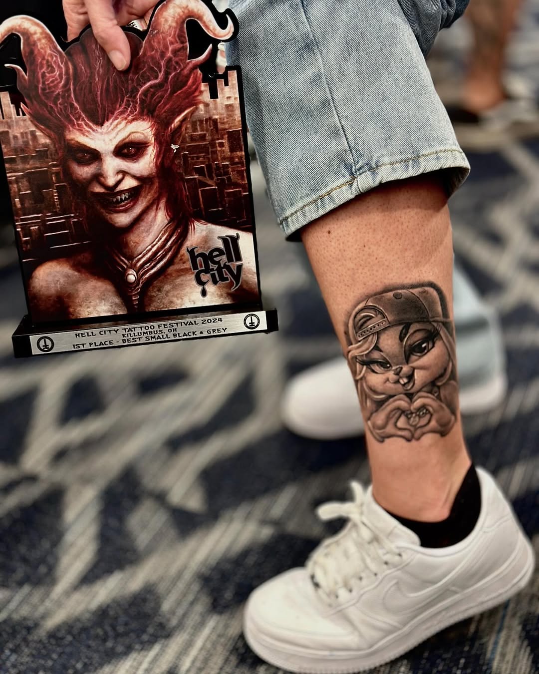 Tattoo by @art_of_aarontattoos — black_and_grey