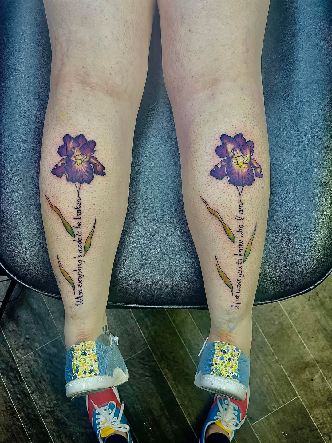 Tattoo by @kelsey_harvell14 — lettering_script, fine_line