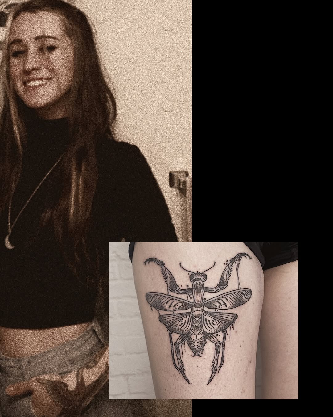 Tattoo by @genevieveink — black_and_grey, illustrative