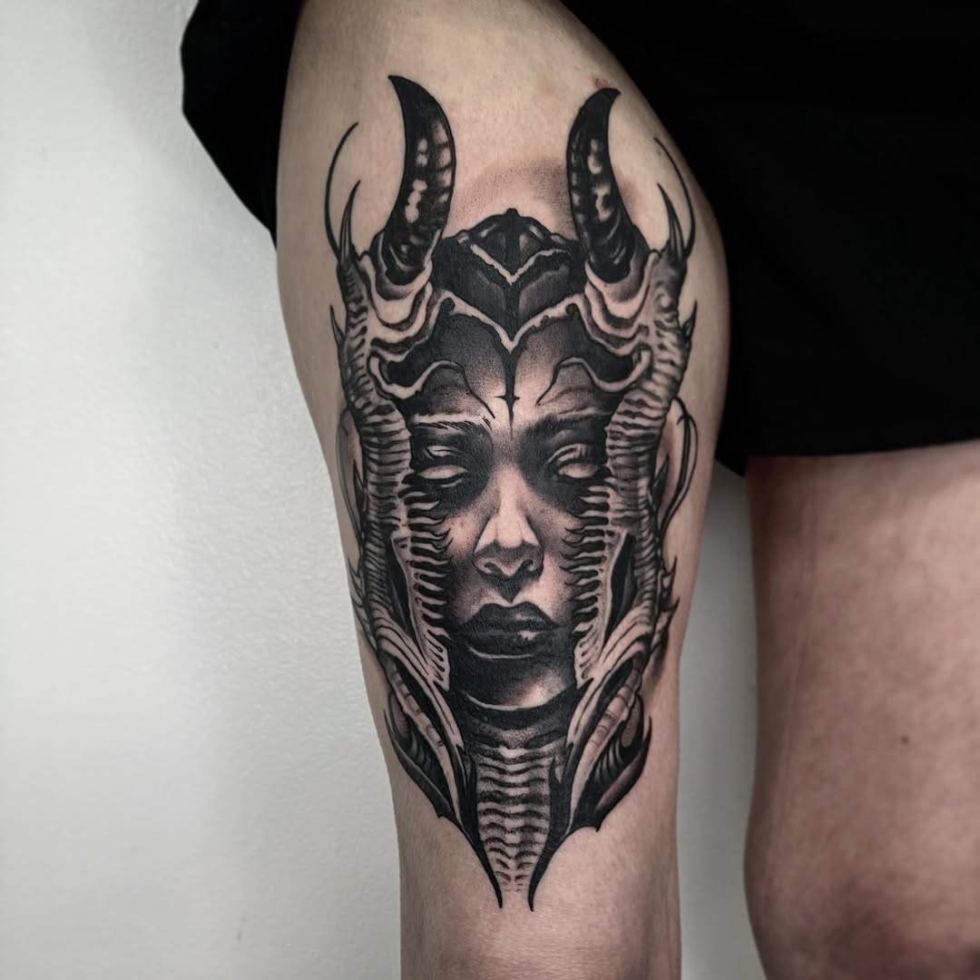 Tattoo by @briwalkertattoos — dark_realism, illustrative