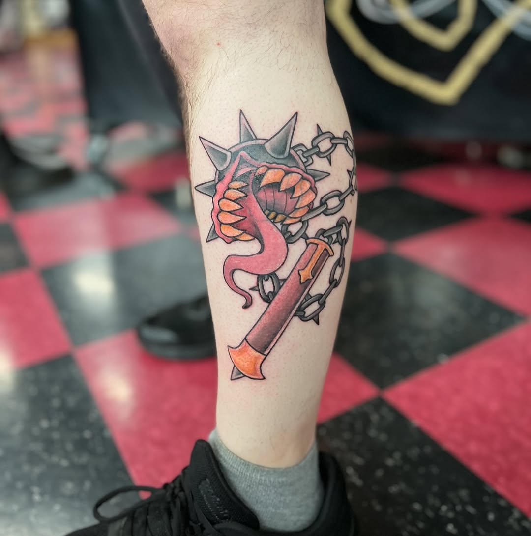 Tattoo by @calliecattats โ illustrative, new_school