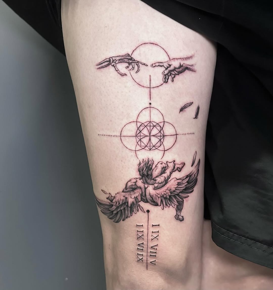 Tattoo by @miastattoo2 — black_and_grey